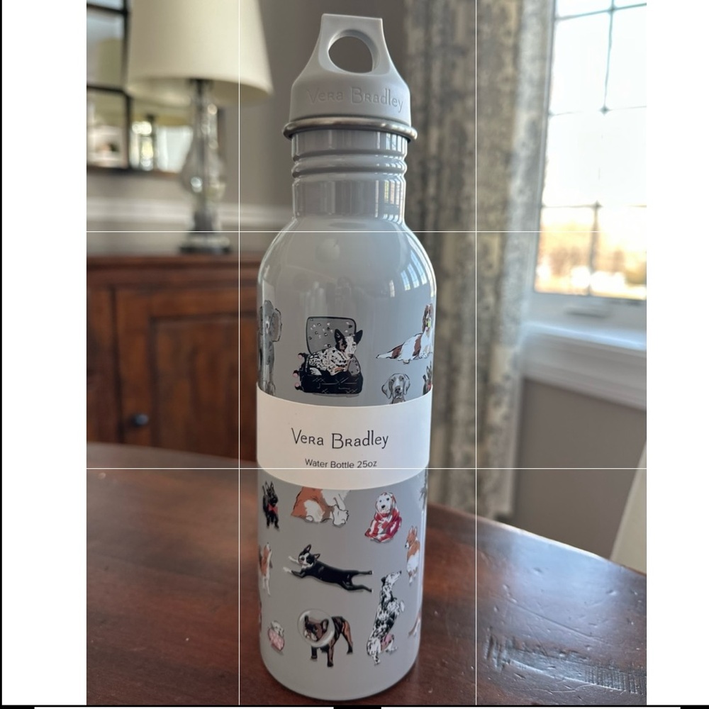 NEW! VERA BRADLEY DOG SHOW WATER BOTTLE